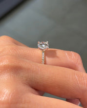 1.50ct E - VS1 Round Lab Diamond Juliette - PBD Engagement Rings