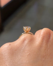 1.50ct E-VVS2 Round Lab Diamond Caraline - PBD Engagement Rings