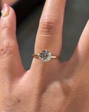 1.50ct E-VVS2 Round Lab Diamond Caraline - PBD Engagement Rings