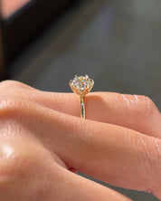 1.50ct E-VVS2 Round Lab Diamond Caraline - PBD Engagement Rings