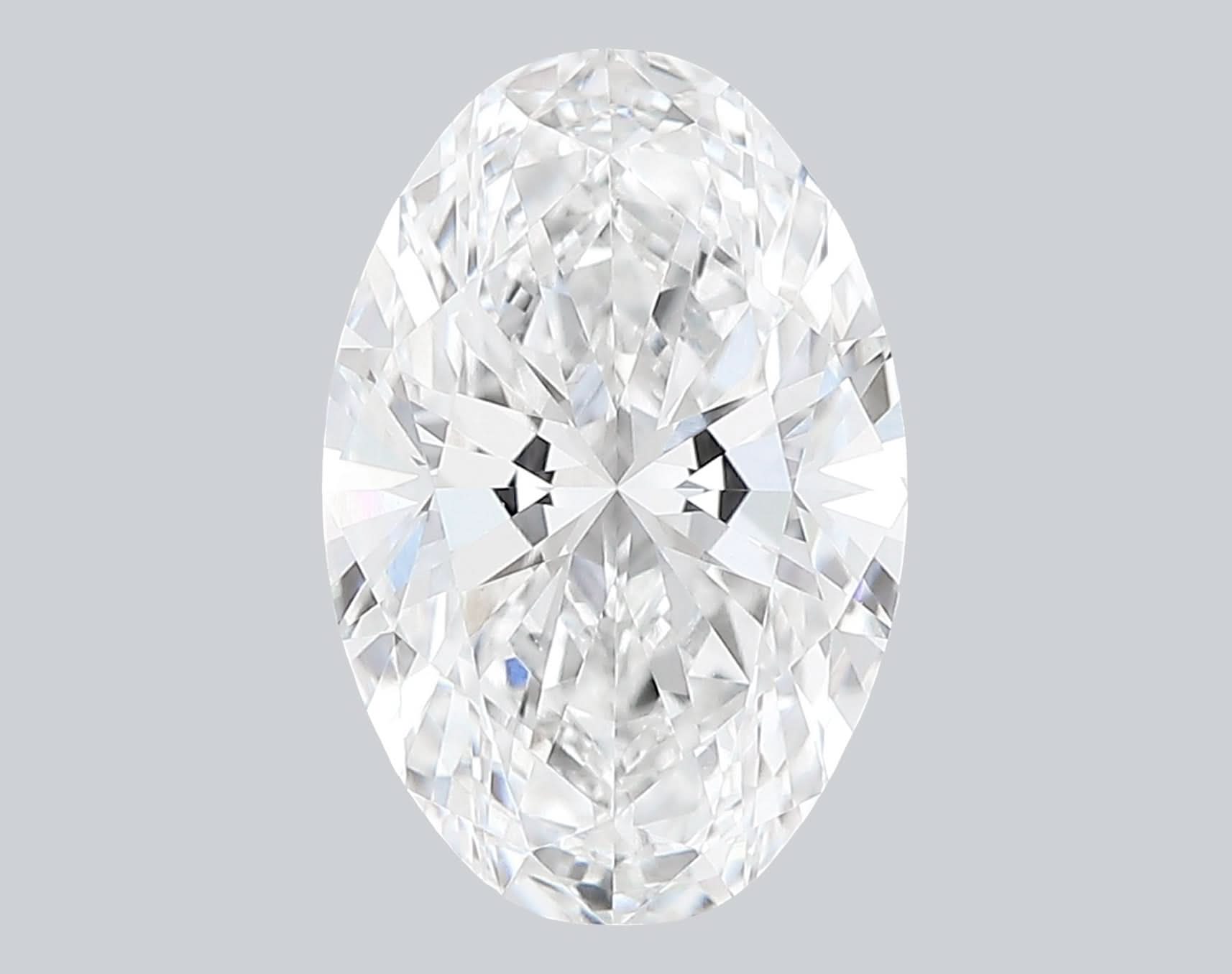 1.51 Carat F - VVS2 Oval Lab Grown Diamond - IGI (123440) - PBD Loose Diamond