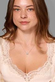 1.51ct D - VS1 Brandi Radiant Necklace - PBD Necklaces