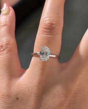 1.51ct D-VS1 Oval Lab Diamond Leah - PBD Engagement Rings