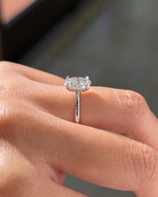 1.51ct D-VS1 Oval Lab Diamond Leah - PBD Engagement Rings