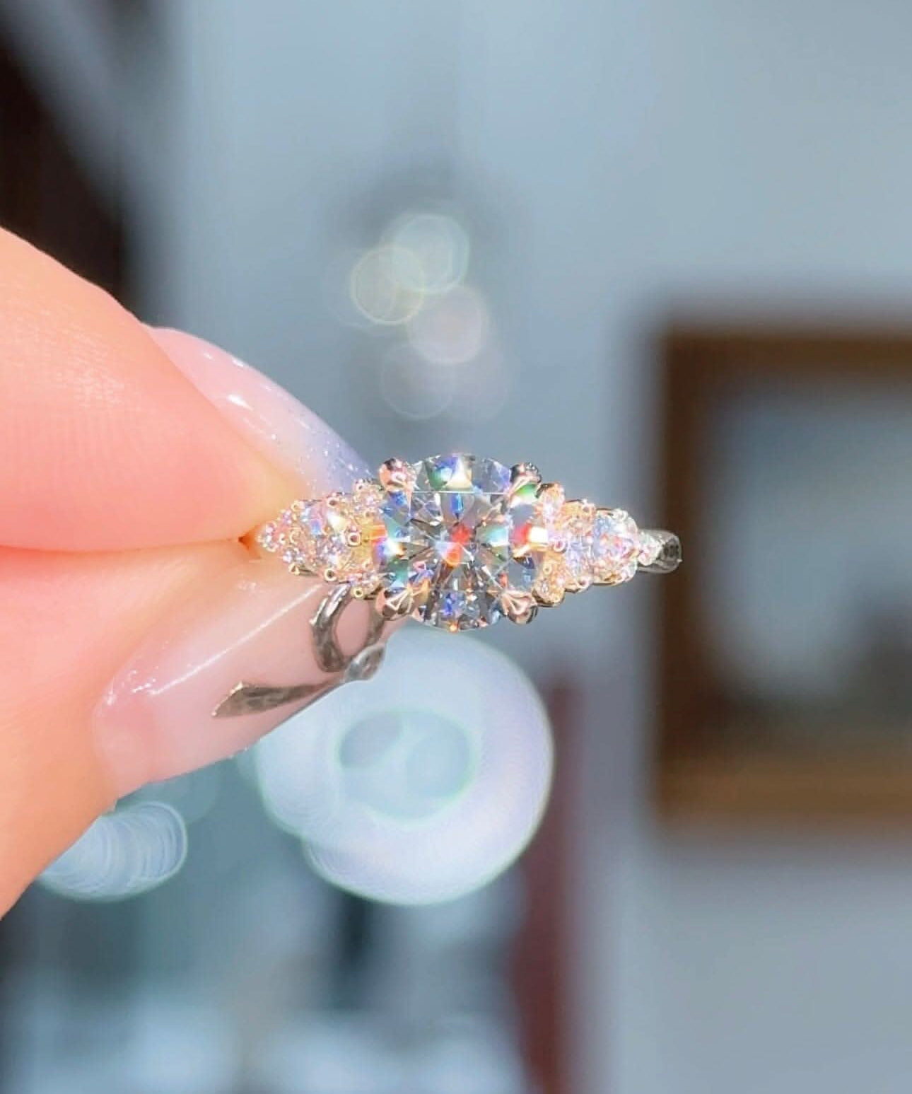 1.51ct E - VS1 Round Lab Diamond Brandi - PBD Engagement Rings