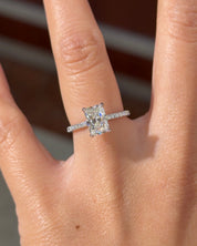 1.51ct F-VS1 Radiant Lab Diamond Stephanie - PBD Engagement Rings