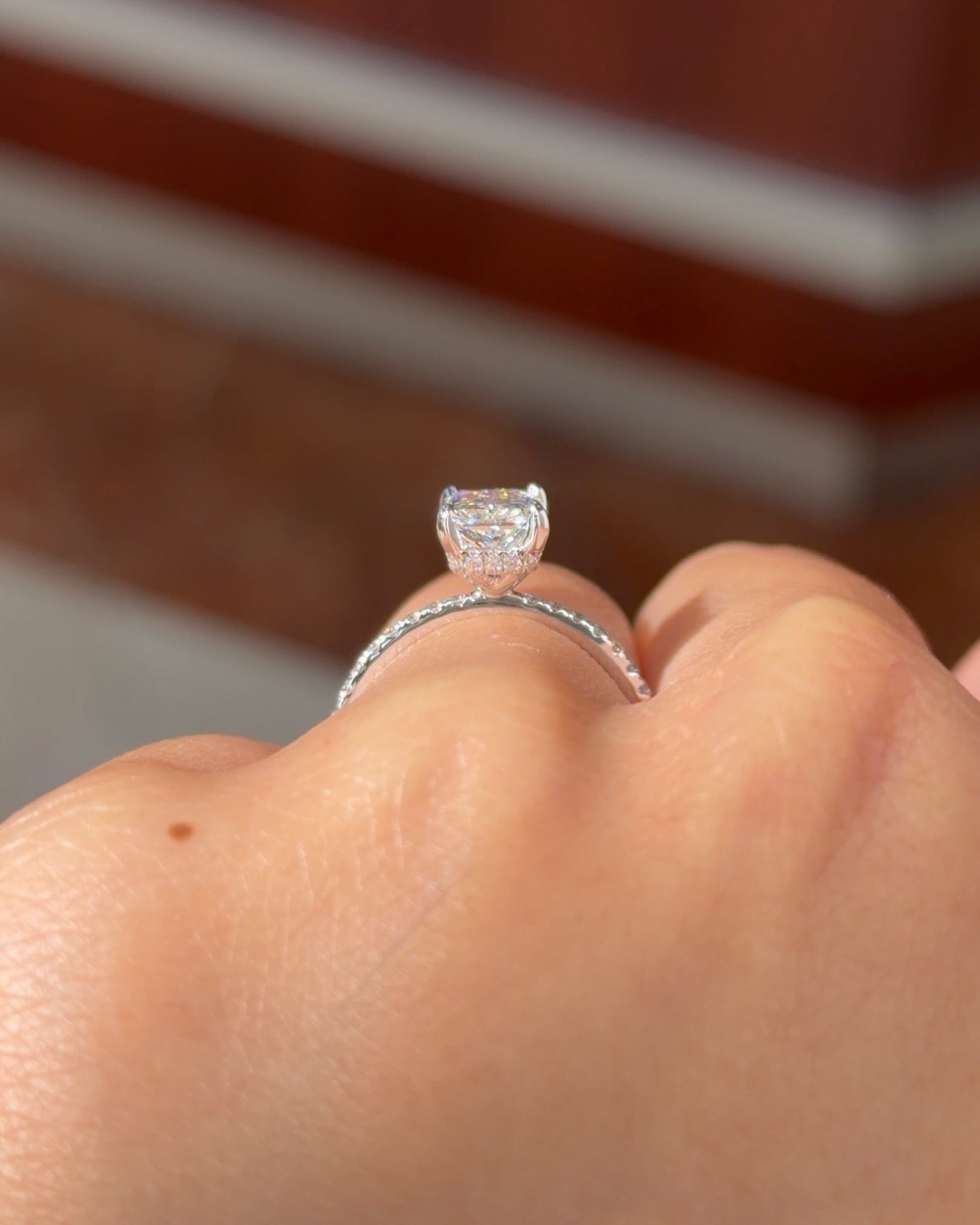 1.51ct F-VS1 Radiant Lab Diamond Stephanie - PBD Engagement Rings