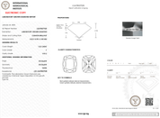 1.52 Carat F - VVS2 Elongated Cushion Lab Grown Diamond - IGI (122808) - PBD Loose Diamond
