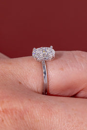 1.52ct D - VS1 Oval Lab Diamond Leah - PBD Engagement Rings