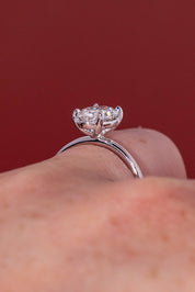 1.52ct D - VS1 Oval Lab Diamond Leah - PBD Engagement Rings