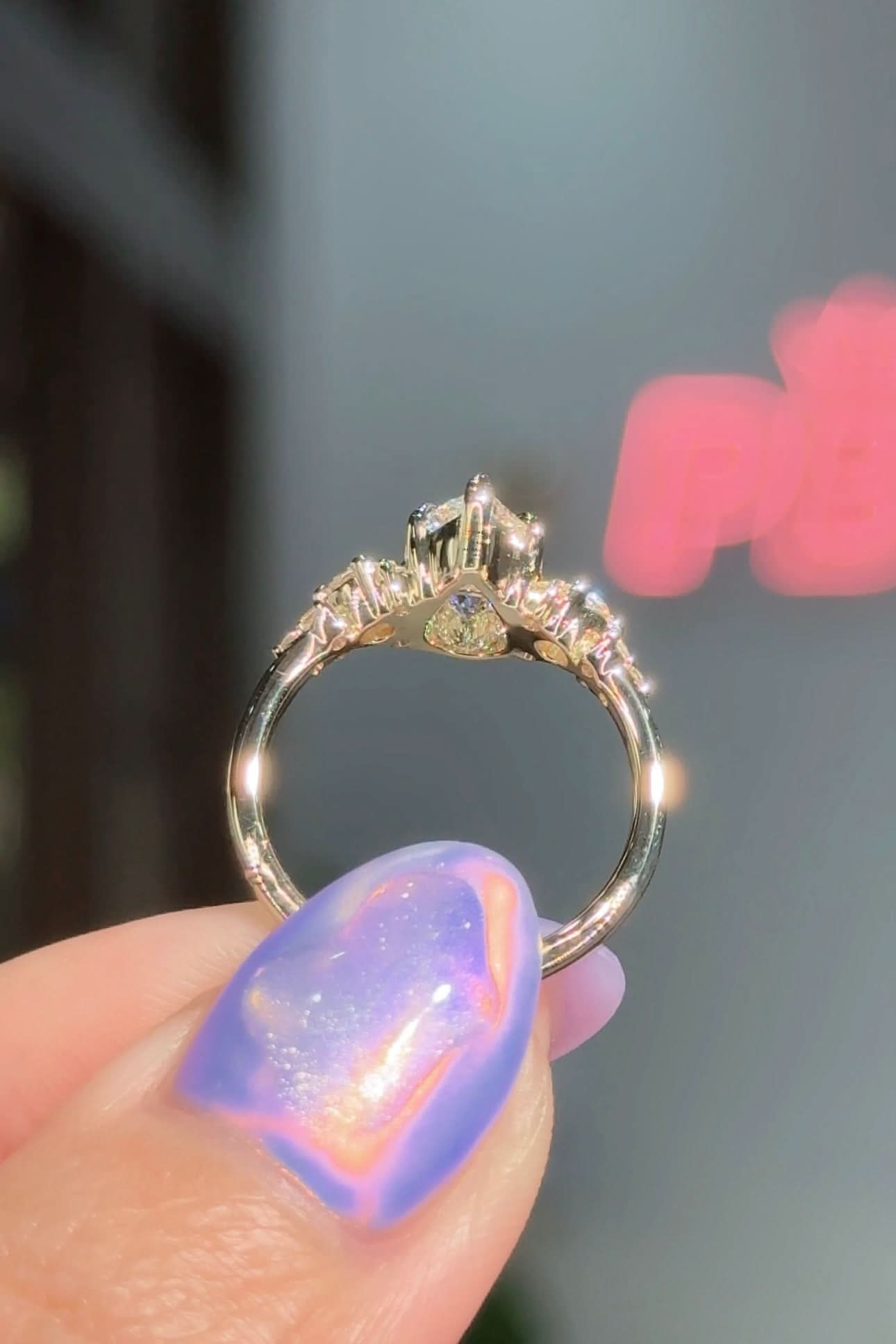 1.52ct E - VS1 Pear Lab Diamond Brandi - PBD Engagement Rings