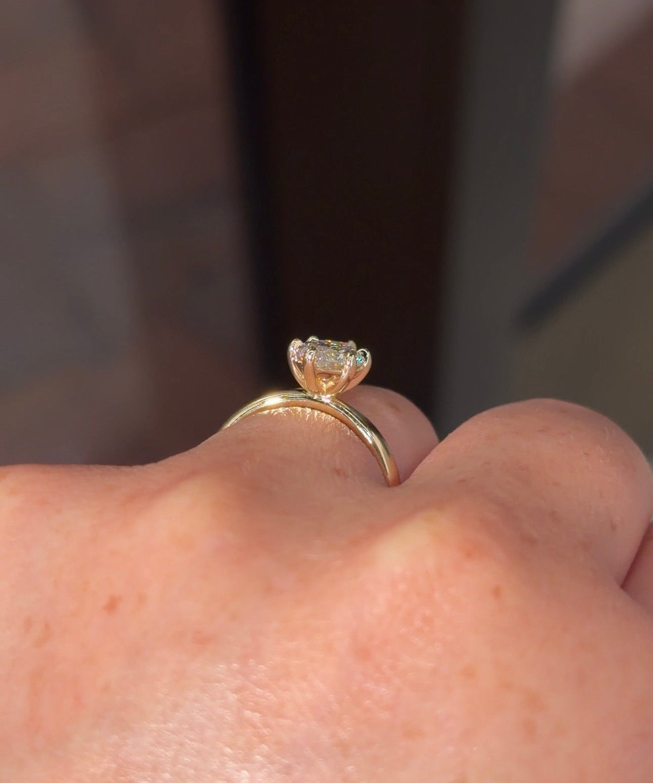 1.52ct F - VVS2 Marquise Lab Diamond Taper Leah - PBD Engagement Rings