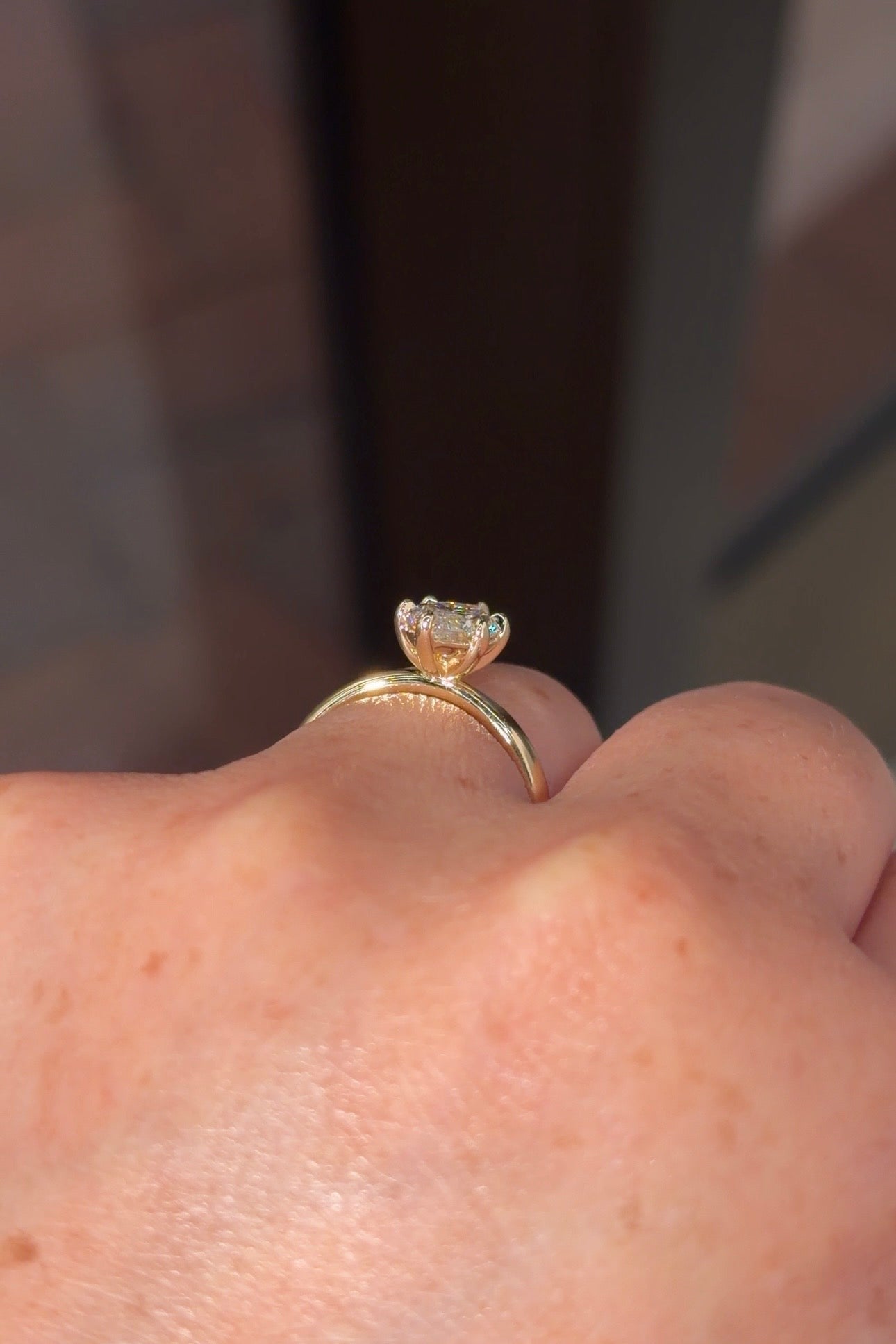 1.52ct F - VVS2 Marquise Lab Diamond Taper Leah - PBD Engagement Rings