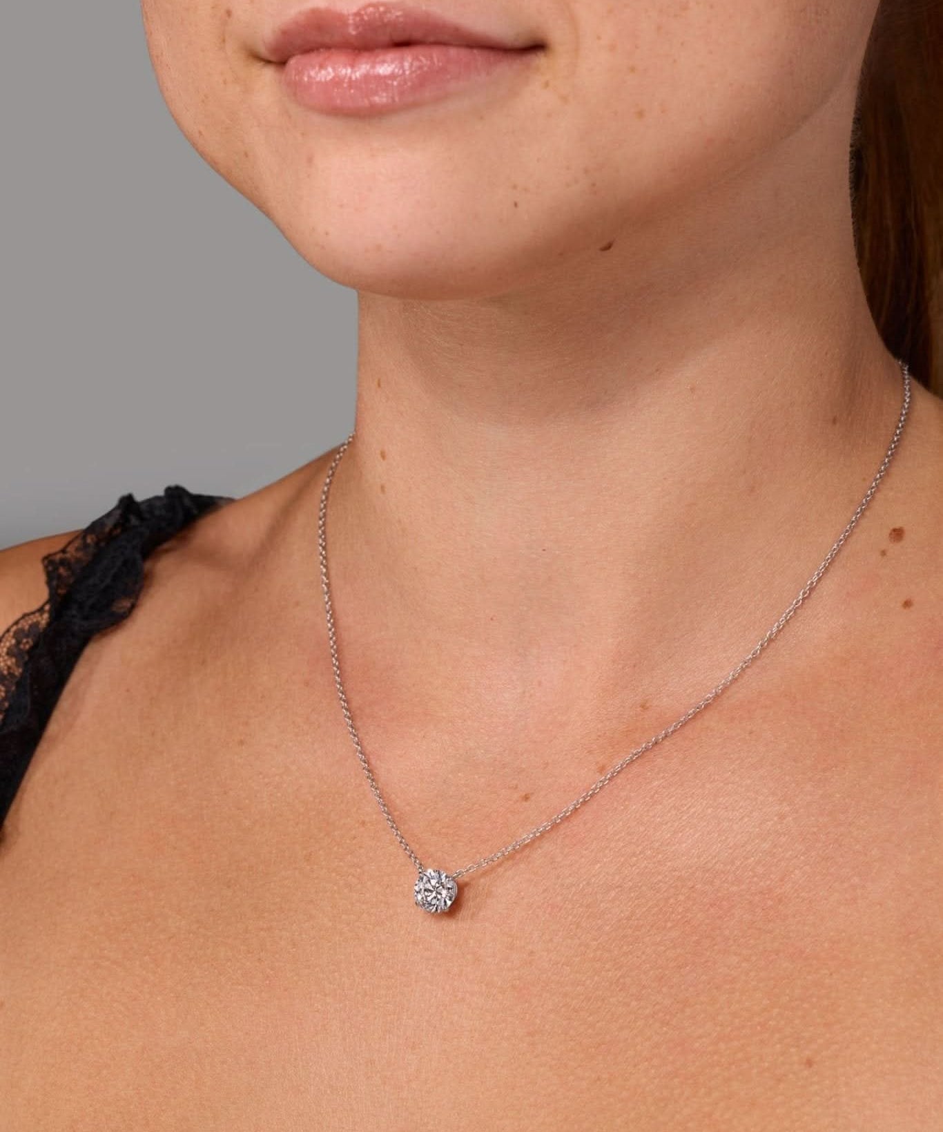 1.53ct Core Round Solitaire Necklace - PBD Necklaces