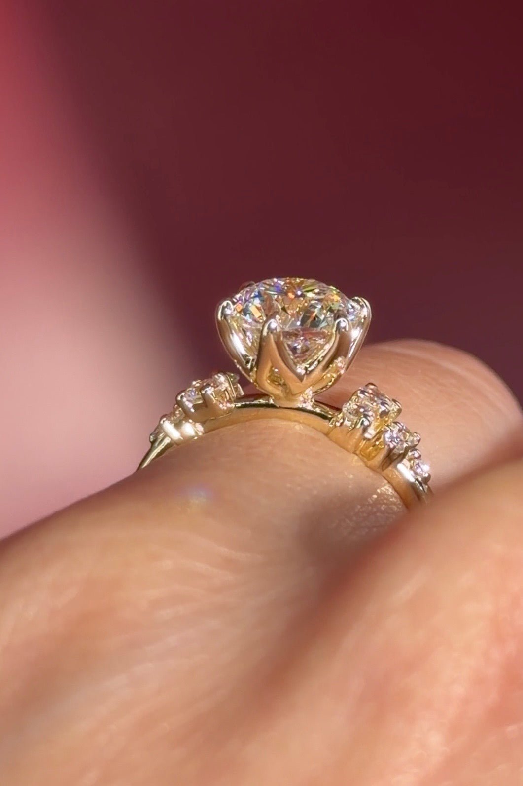 1.53ct D - VVS1 Round Lab Diamond Nova - PBD Engagement Rings