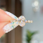 1.53ct E-VS1 Oval Lab Diamond Rei Engagement Rings Princess Bride Diamonds 