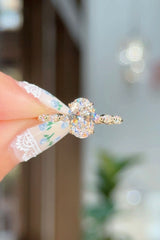 1.53ct E-VS1 Oval Lab Diamond Rei