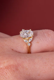 1.54ct D - VVS1 Oval Lab Diamond Sarah - PBD Engagement Rings