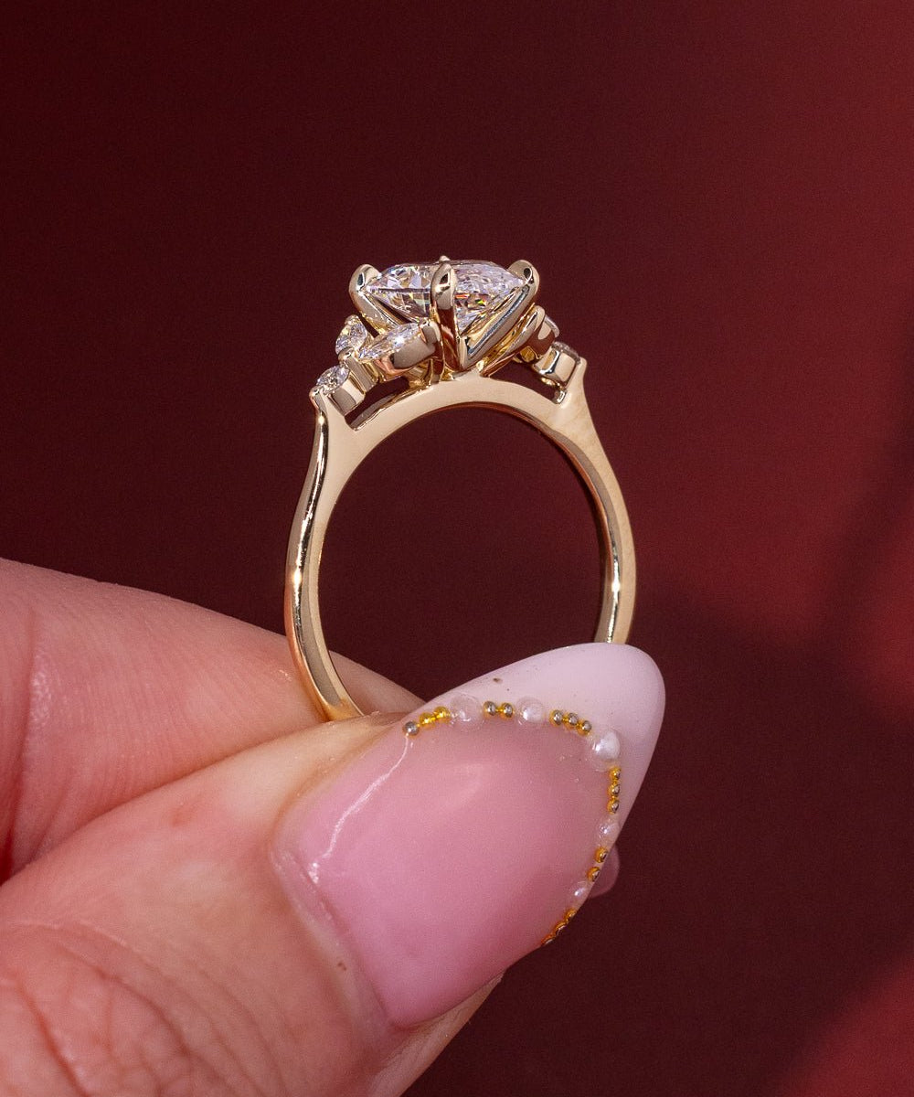 1.54ct D - VVS1 Oval Lab Diamond Sarah - PBD Engagement Rings