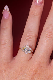 1.54ct D - VVS1 Oval Lab Diamond Sarah - PBD Engagement Rings