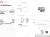 1.55 Carat F - VVS2 Marquise Lab Grown Diamond - IGI (125273) - PBD Loose Diamond