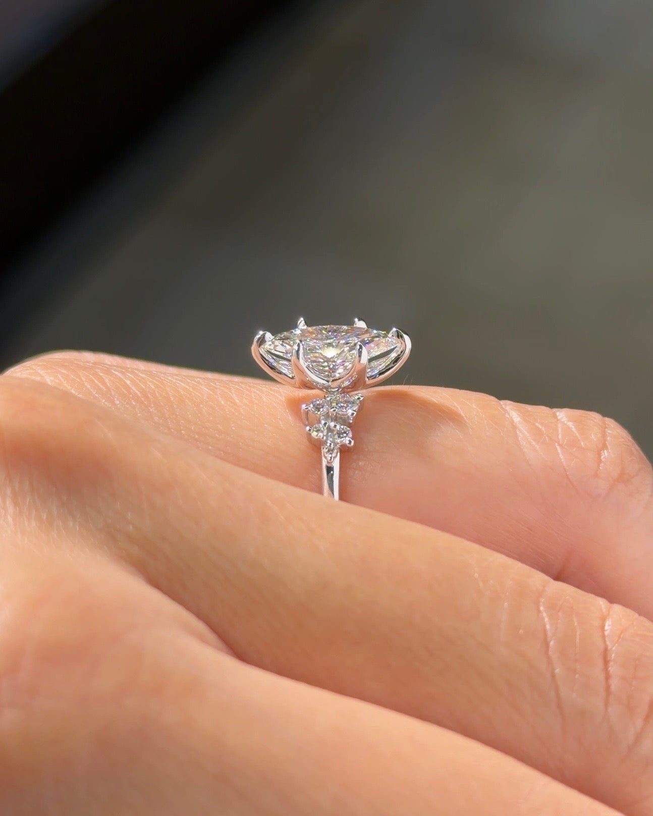 1.55ct D-VS1 Marquise Lab Diamond Nova - PBD Engagement Rings