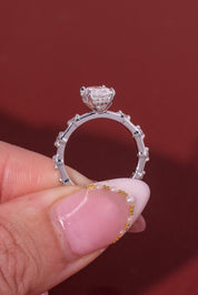 1.55ct D - VVS1 Oval Lab Diamond Daisy - PBD Engagement Rings