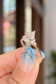 1.55ct D-VVS2 Pear Lab Diamond Lindsey Engagement Rings Princess Bride Diamonds 