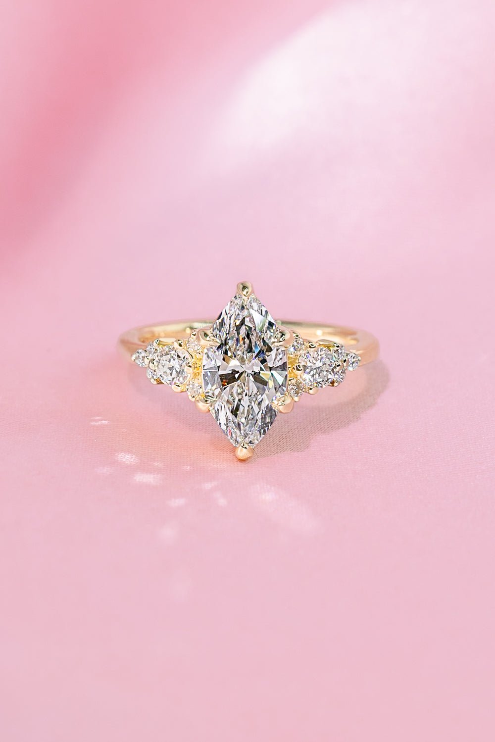 1.55ct E - VS1 Marquise Lab Diamond Brandi - PBD Engagement Rings