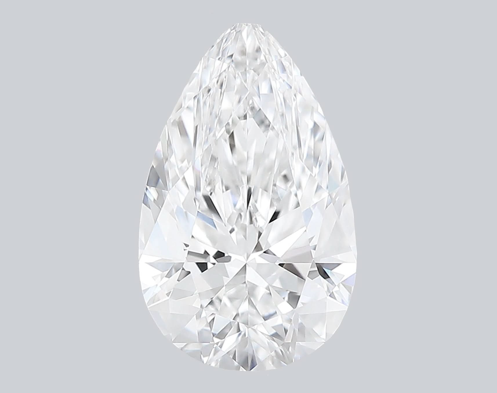1.56 Carat D - VVS2 Pear Lab Grown Diamond - IGI (122014) - PBD Loose Diamond