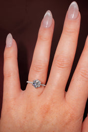 1.56ct E - VS1 Round Lab Diamond Samantha - PBD Engagement Rings