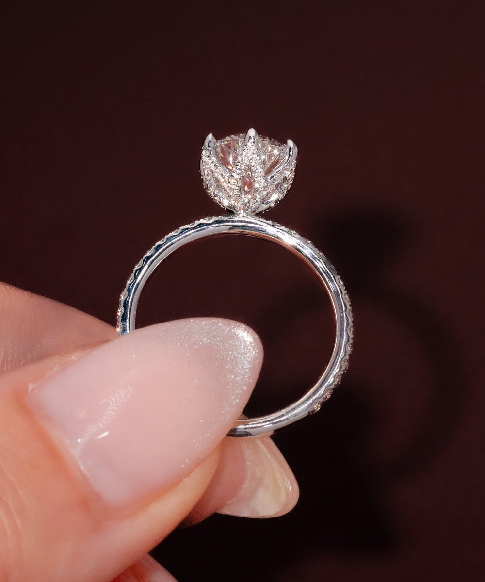 1.56ct E - VS1 Round Lab Diamond Samantha - PBD Engagement Rings