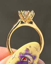 1.57ct D-VS1 Oval Lab Diamond Victoria - PBD Engagement Rings