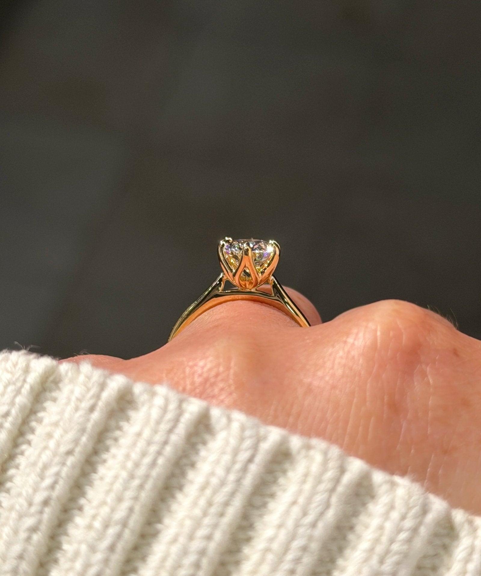 1.57ct D-VS1 Oval Lab Diamond Victoria - PBD Engagement Rings