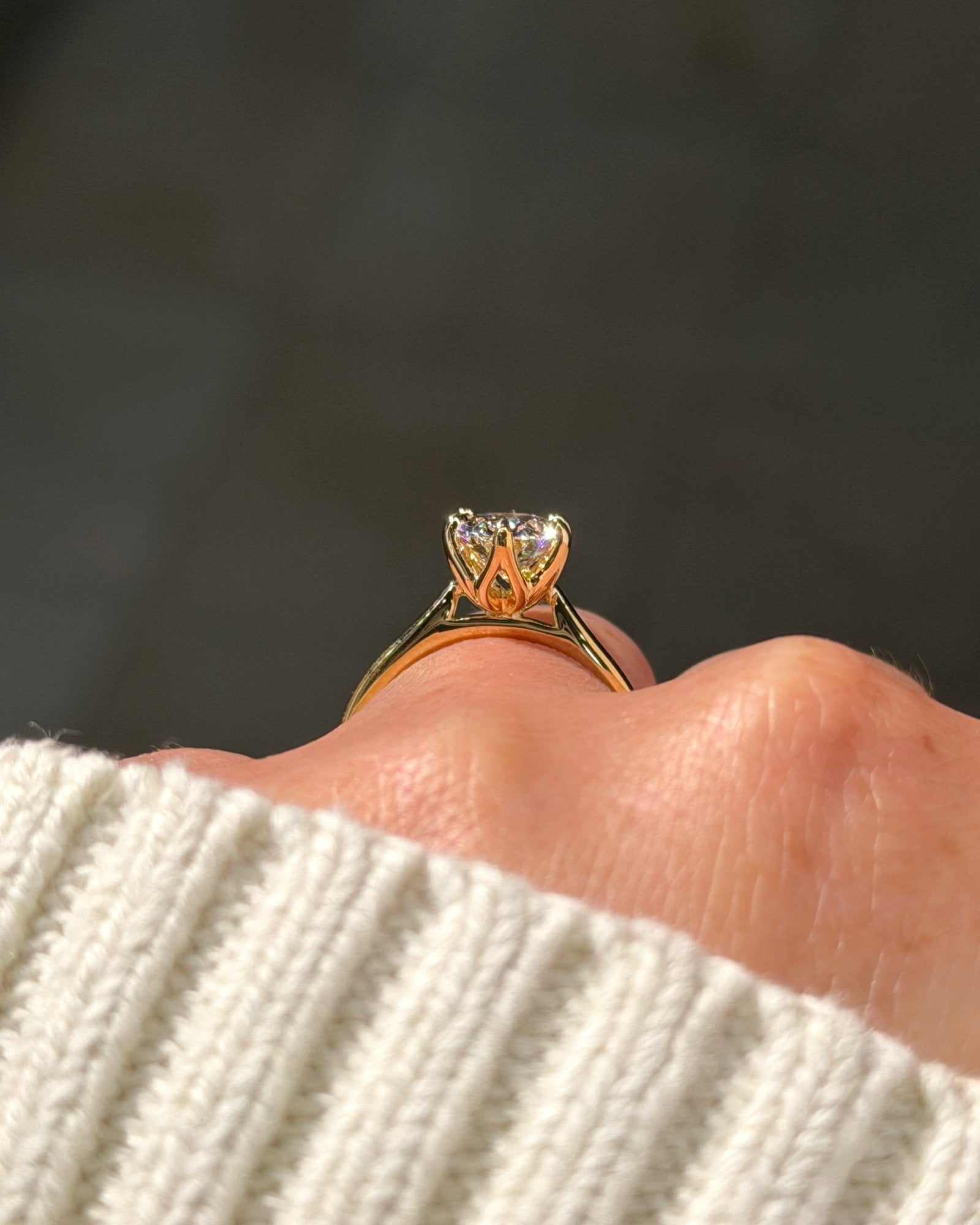 1.57ct D-VS1 Oval Lab Diamond Victoria - PBD Engagement Rings