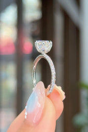 1.57ct D-VS1 Round Lab Diamond Samantha Engagement Rings Princess Bride Diamonds 