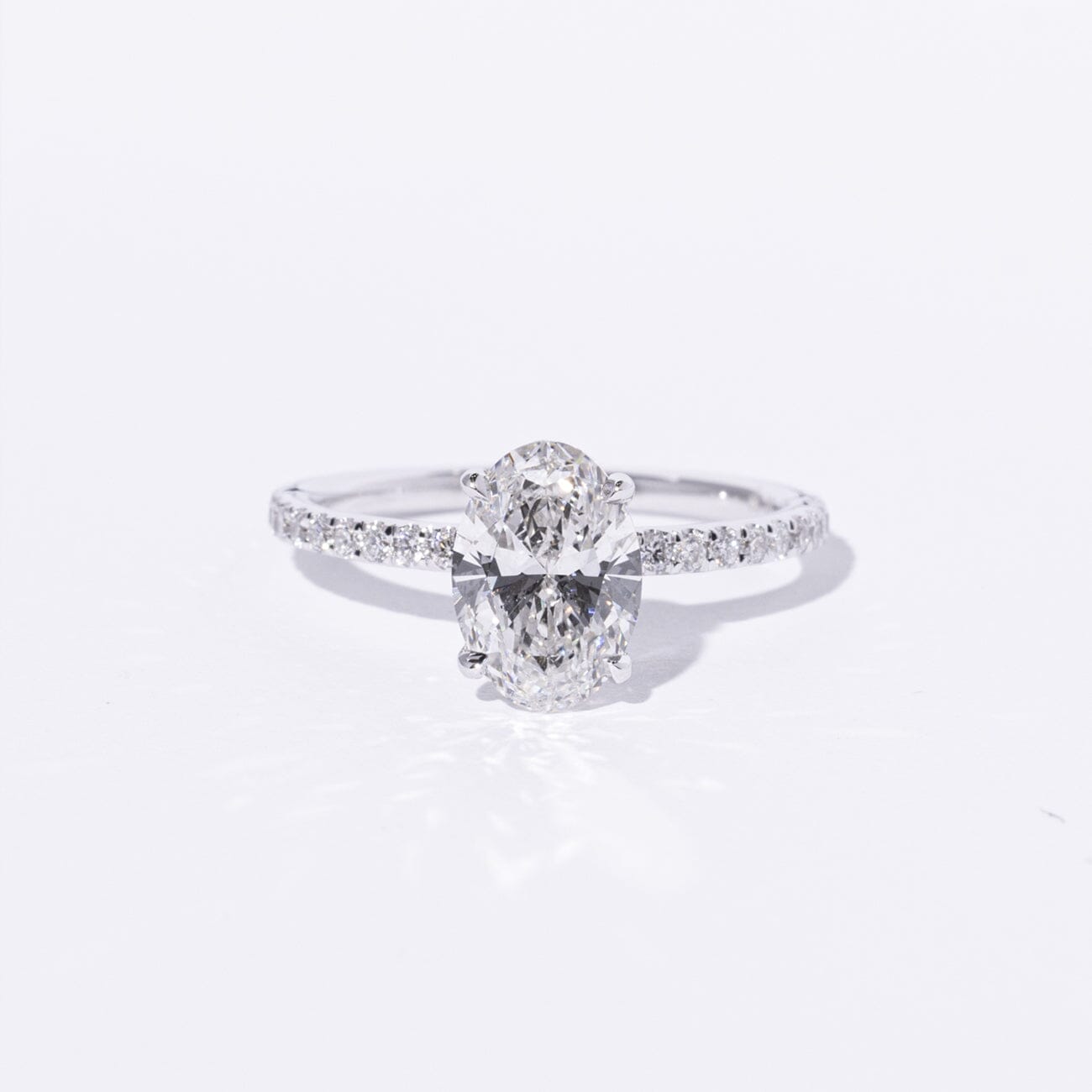 1.58ct F-VS1 Oval Lab Diamond Stephanie Engagement Rings Princess Bride Diamonds 