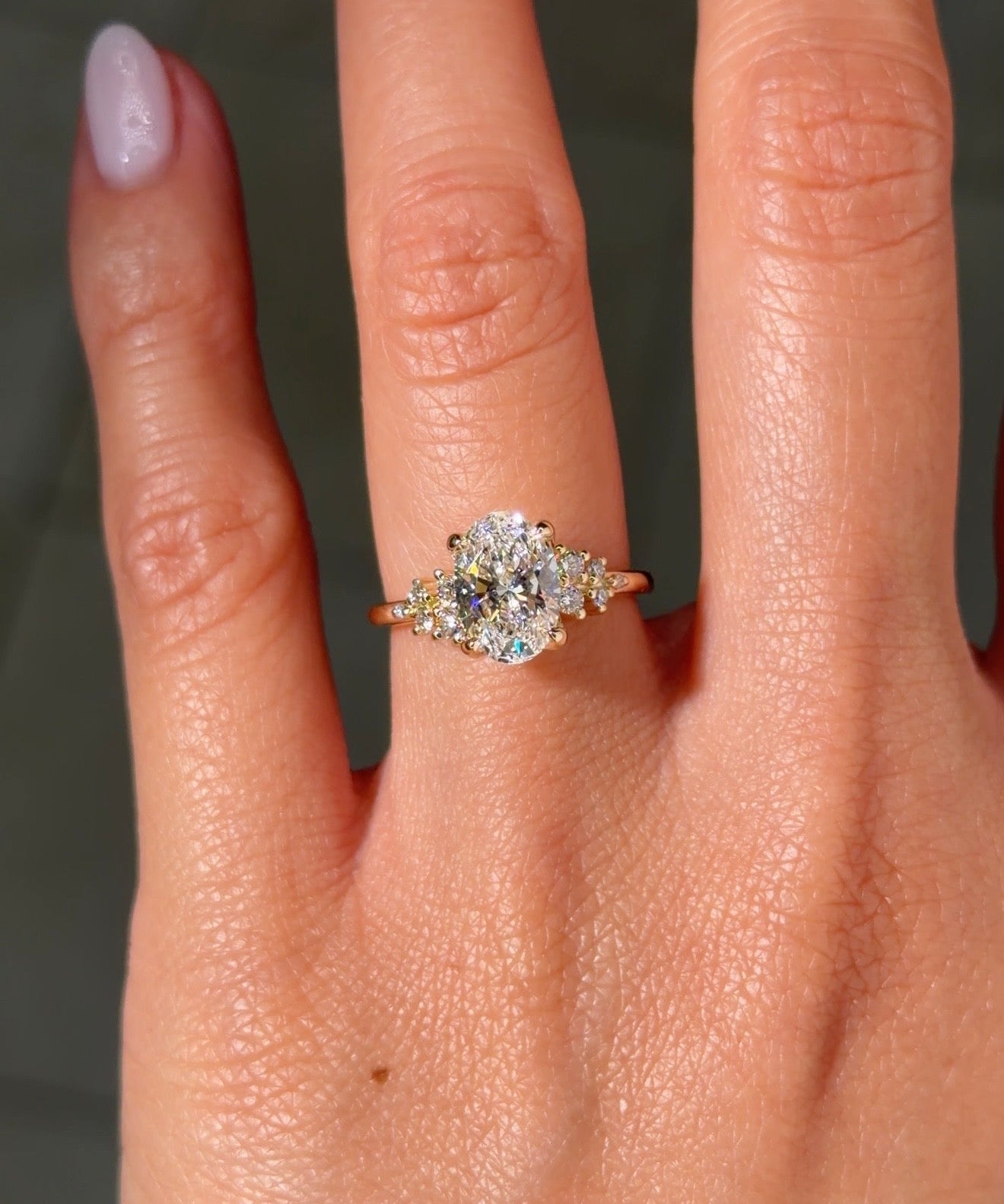 1.59ct D - VS1 Oval Lab Diamond Nova - PBD Engagement Rings