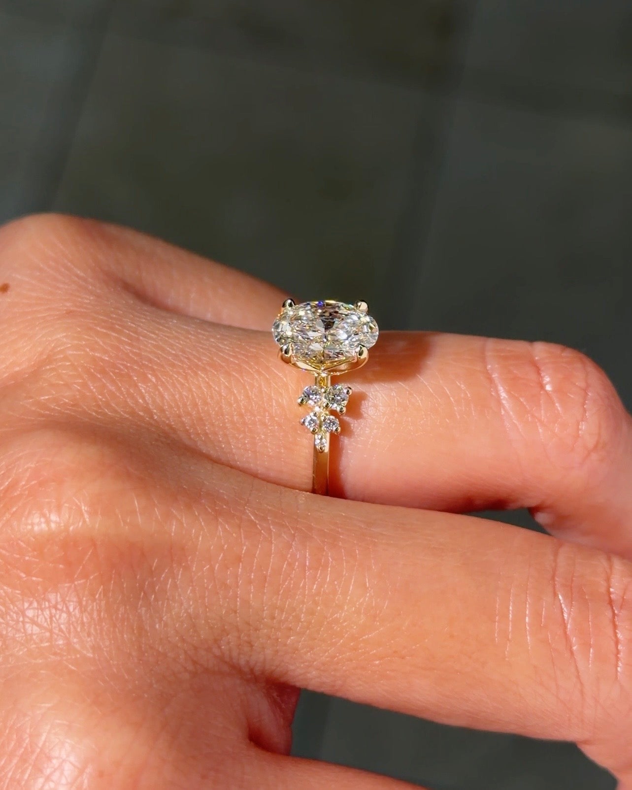 1.59ct D - VS1 Oval Lab Diamond Nova - PBD Engagement Rings