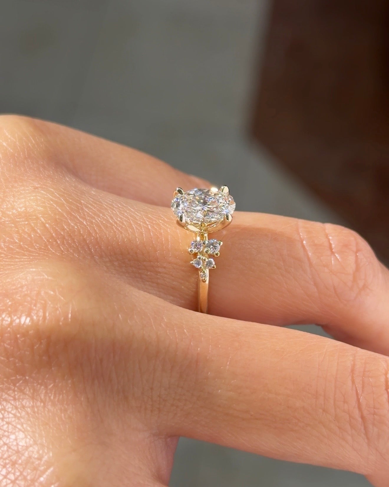 1.59ct D - VS1 Oval Lab Diamond Nova - PBD Engagement Rings
