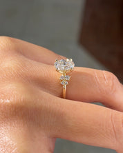 1.59ct D - VS1 Oval Lab Diamond Nova - PBD Engagement Rings