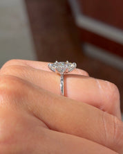 1.59ct F - VVS2 Marquise Lab Diamond Caraline - PBD Engagement Rings