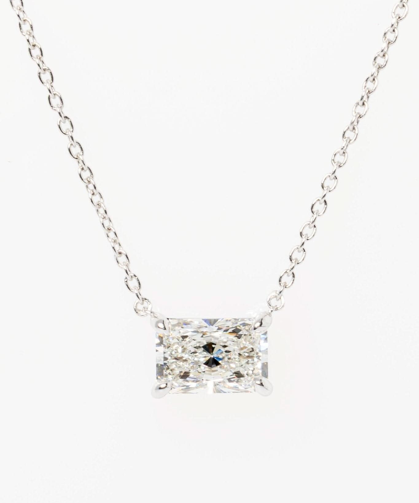 1.5ct Brandi Radiant Necklace - PBD Necklaces