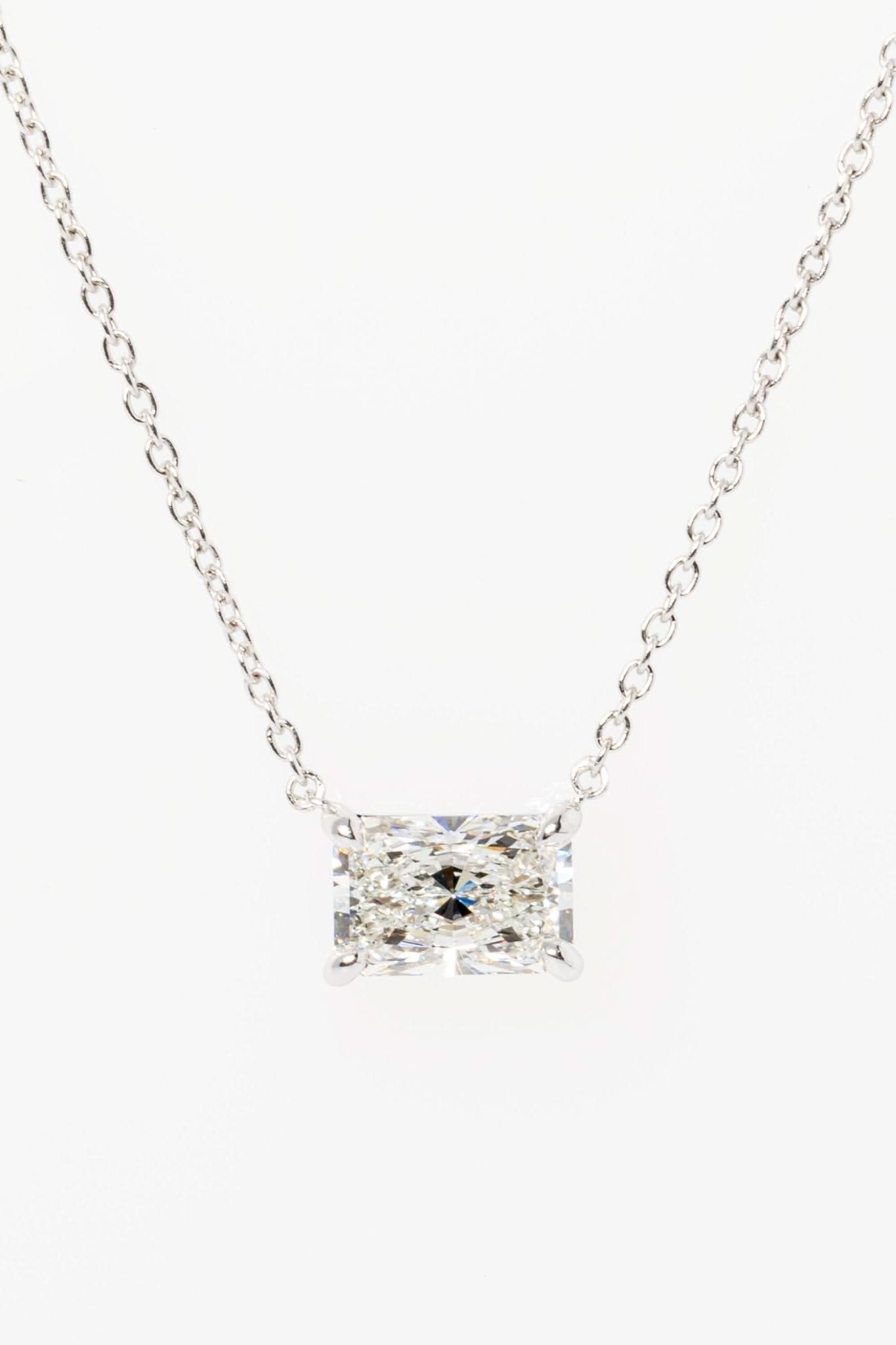 1.5ct Brandi Radiant Necklace - PBD Necklaces