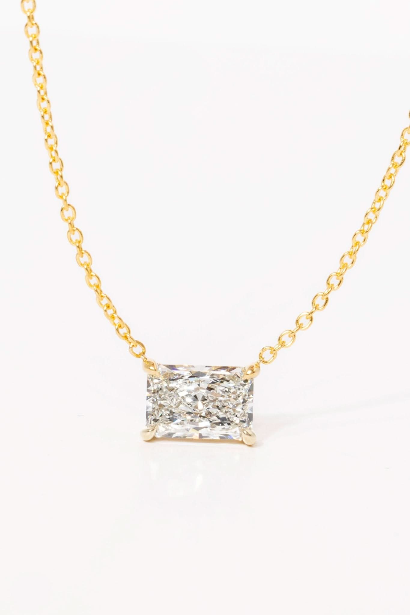 1.5ct Brandi Radiant Necklace - PBD Necklaces