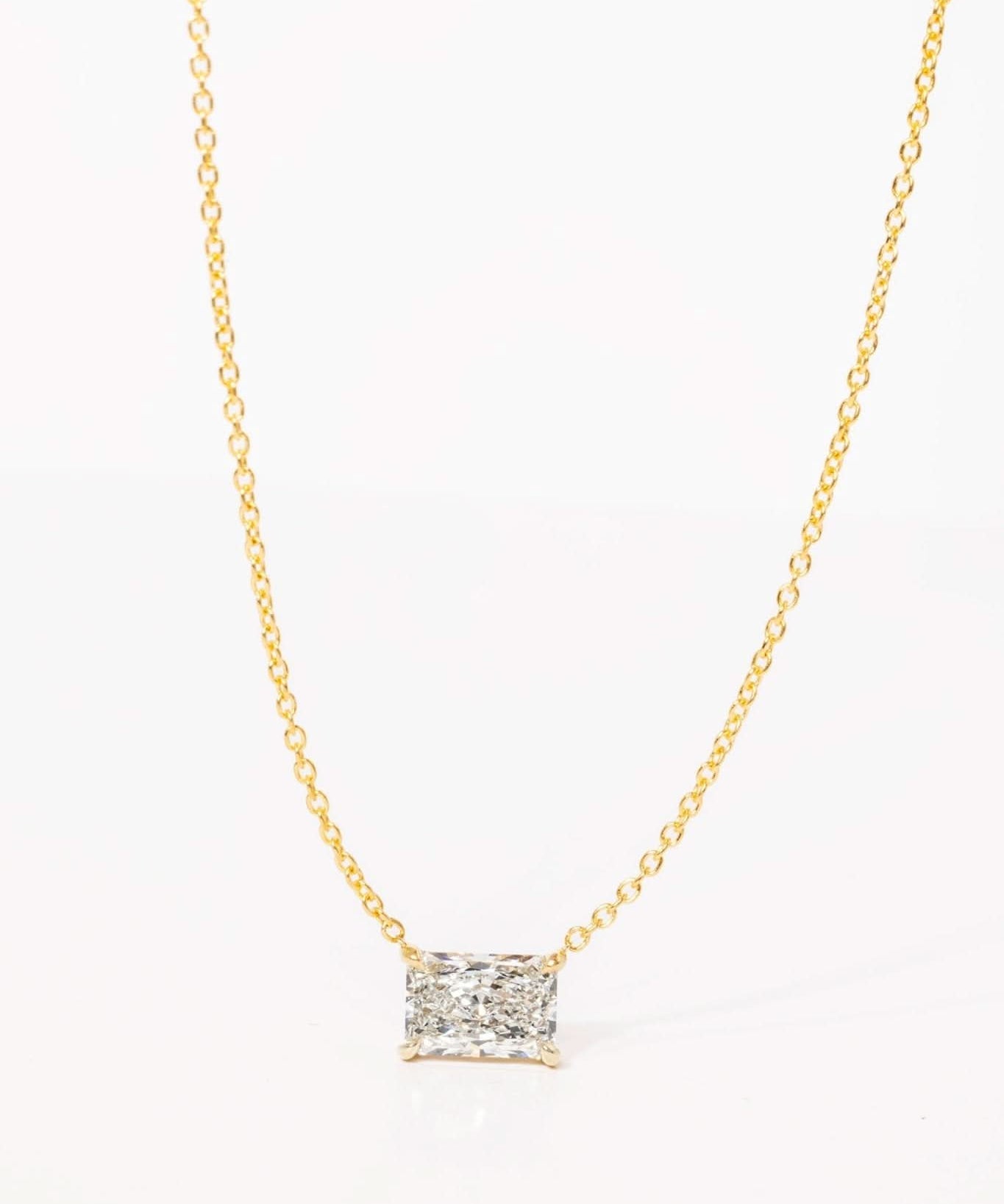 1.5ct Brandi Radiant Necklace - PBD Necklaces