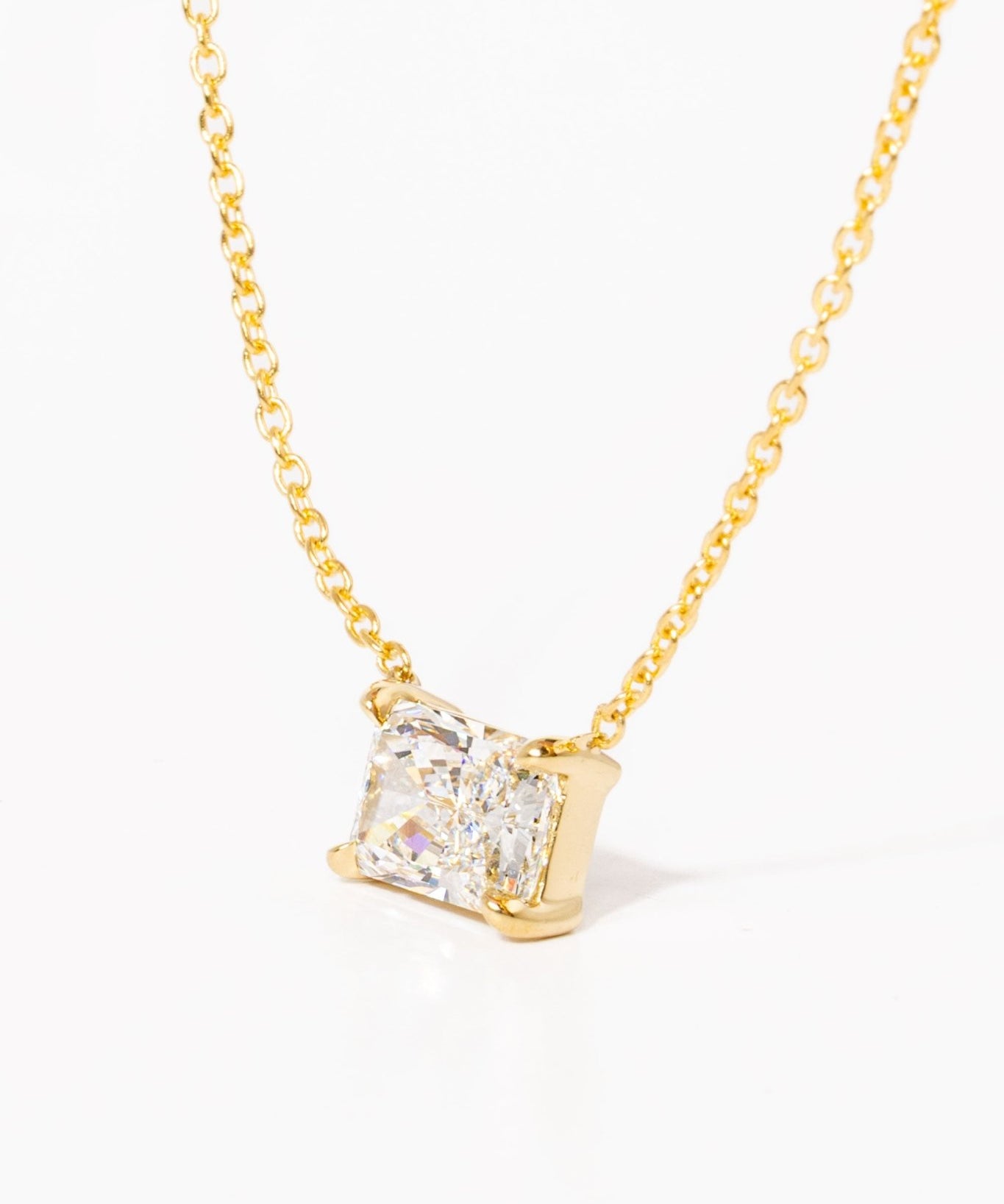 1.5ct Brandi Radiant Necklace - PBD Necklaces