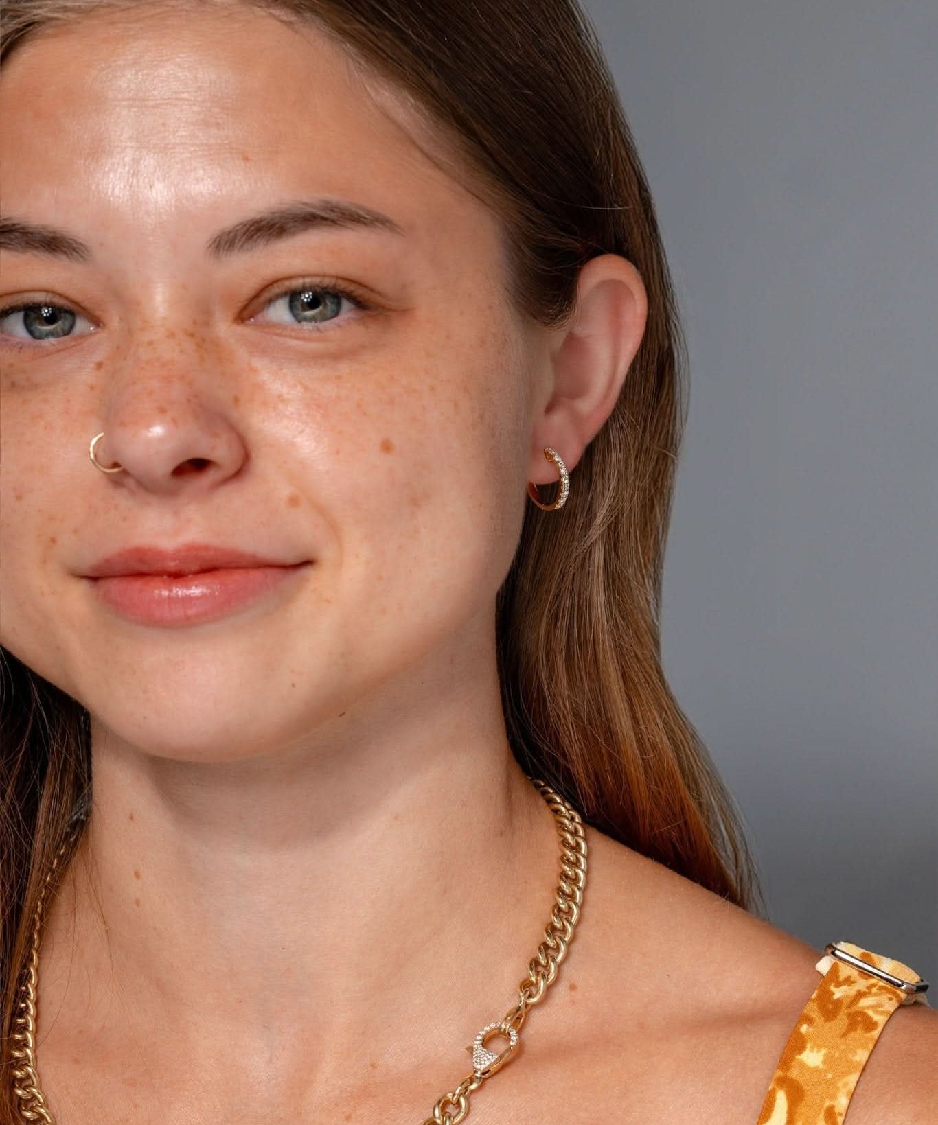 15x2mm Core Pavé Hoop - PBD Earrings