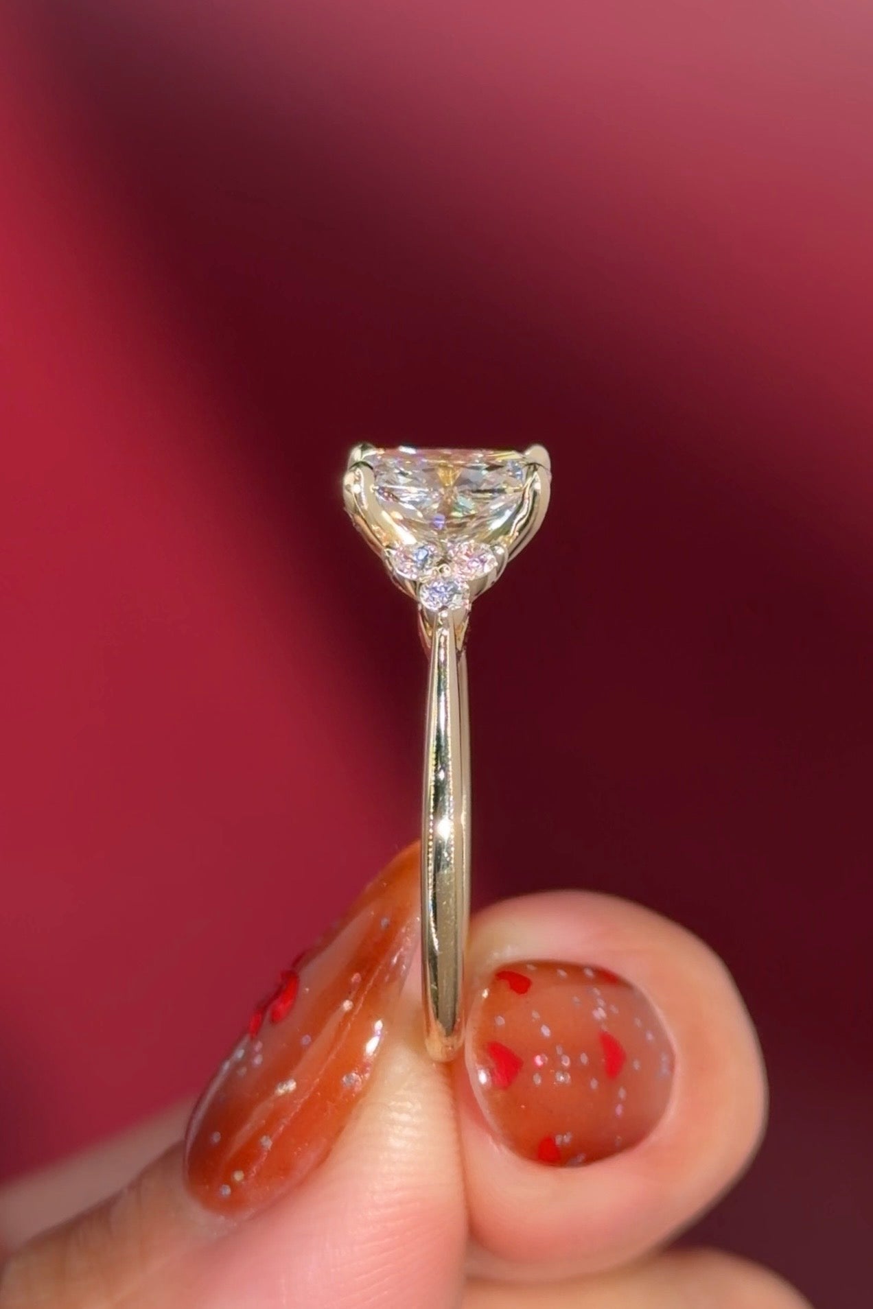 1.60ct D - VS1 Cushion Lab Diamond Lindsey - PBD Engagement Rings