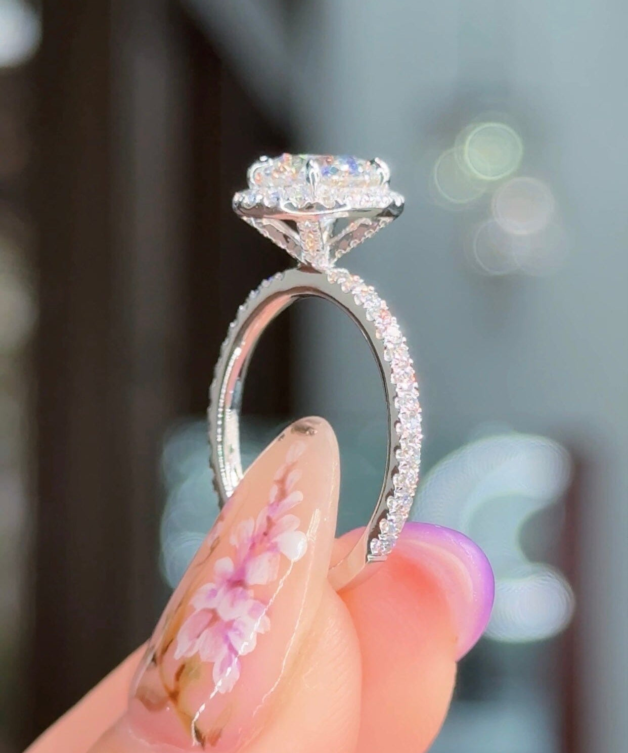 1.61ct F-VS1 Round Lab Diamond Angela Engagement Rings Princess Bride Diamonds 